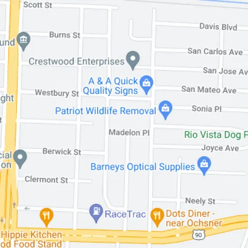 Parking For Rent - 25 x 10 Unpaved Lot 477138 Jefferson Louisiana